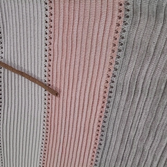 🤩4/$25 Lightweight Block Knit Long Sleeve Sweater Hoodie - Picture 9 of 10